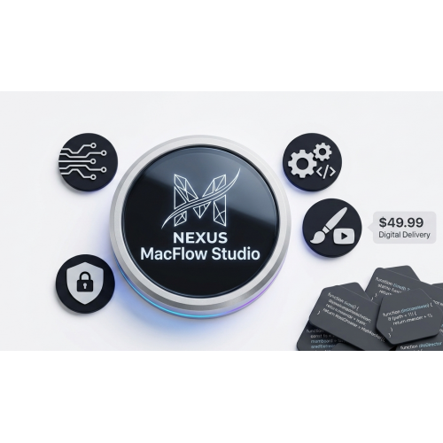 NEXUS MacFlow Studio | مساحة عمل متقدمة للمطورين والمبدعين على نظام macOS NEXUS MacFlow Studio | مساحة عمل متقدمة للمطورين والمبدعين على نظام macOS