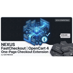NEXUS FastCheckout | إضافة الدفع في صفحة واحدة لـ OpenCart 4 NEXUS FastCheckout | إضافة الدفع في صفحة واحدة لـ OpenCart 4